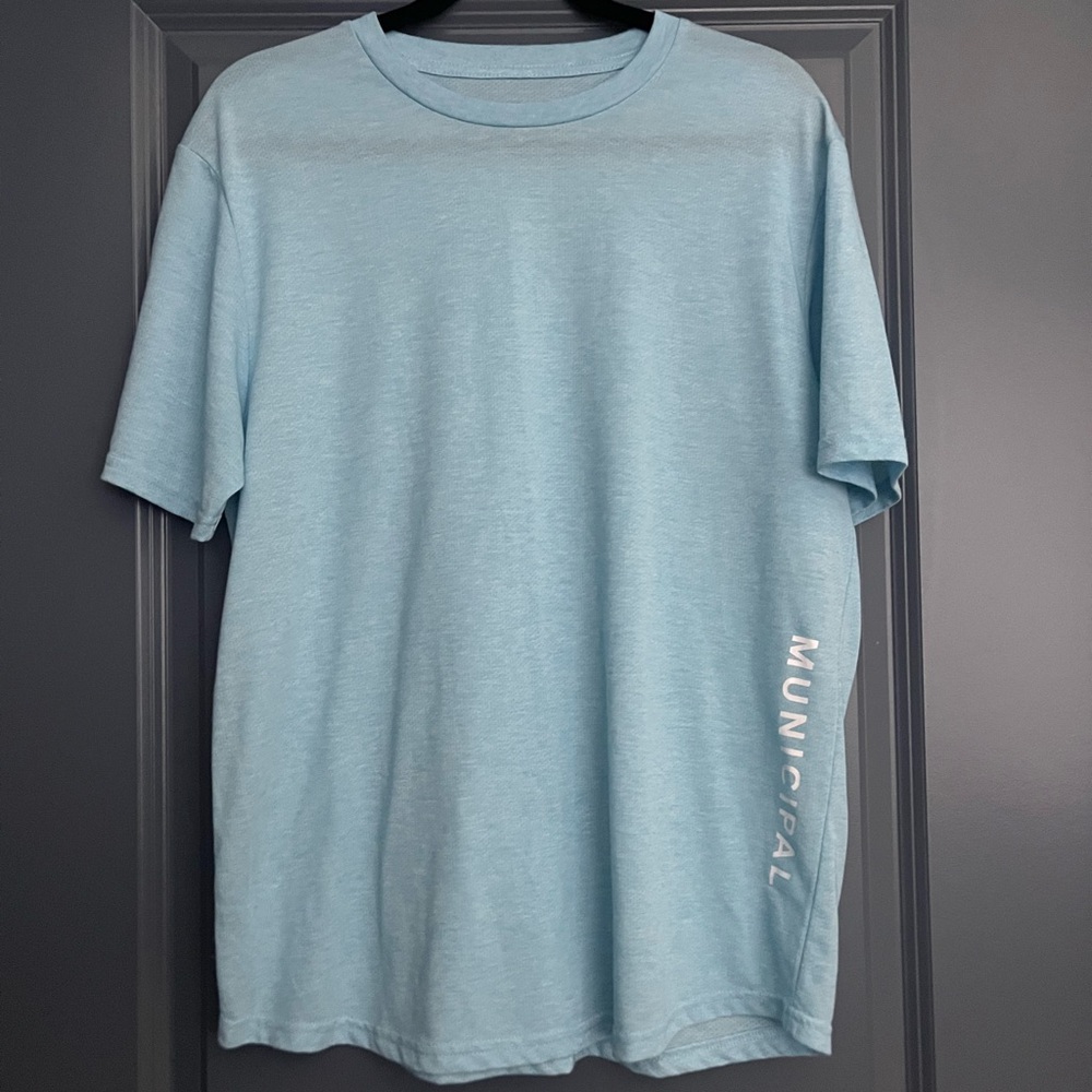 Sky Blue Men's Short Sleeve Muncipal Tee